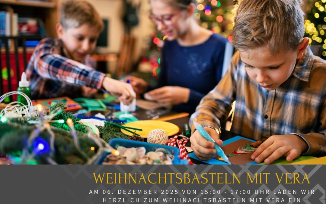 Basteln im Küchenstudio Wendt mit Vera